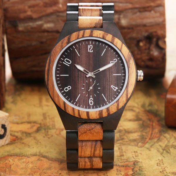 wristwatches arrivals ebony zebra wood watch durable genuine wooden strap men's watches portable quartz custom wristwatch herren uhren, Slivery;brown
wristwatches arrivals ebony zebra wood watch durable genuine wooden strap men's watches portable quartz custom wristwatch herren uhren, Slivery;brown