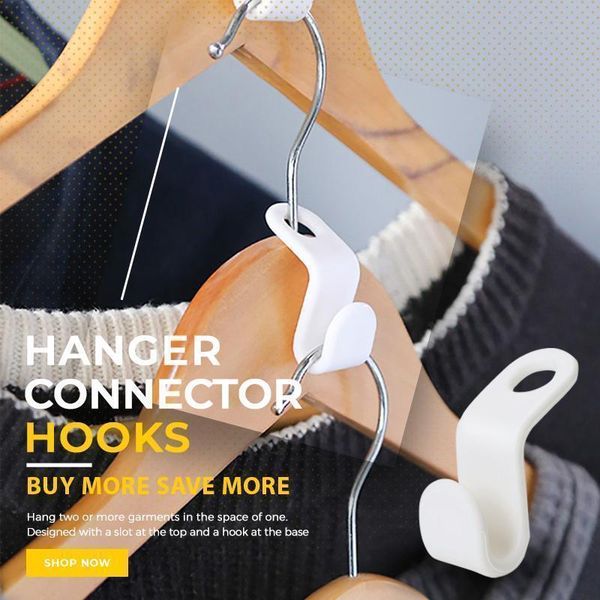 hooks & rails multifunctional household hanger connector no more worry about finding clothes in a crowded closet difficultly
hooks & rails multifunctional household hanger connector no more worry about finding clothes in a crowded closet difficultly