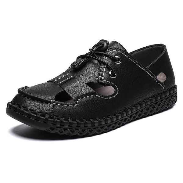 sandals men's men beach comfort casual shoes breathable summer roman size 39-48, Black
sandals men's men beach comfort casual shoes breathable summer roman size 39-48, Black