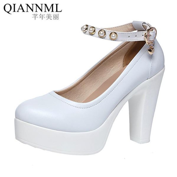 dress shoes qiannml plus size 33-43 genuine leather with heels 2021 pearl high pumps woman platform work prom shoe, Black
dress shoes qiannml plus size 33-43 genuine leather with heels 2021 pearl high pumps woman platform work prom shoe, Black