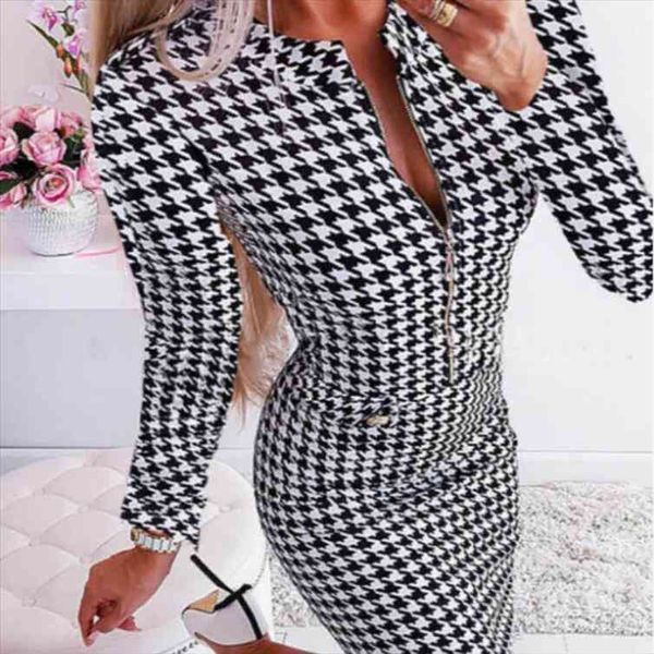 summer style plover long sleeve womens dress houndstooth mini casual vestidos zxpa19, Black;gray
summer style plover long sleeve womens dress houndstooth mini casual vestidos zxpa19, Black;gray
