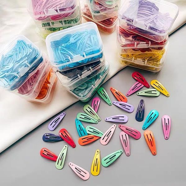 50pcs/box 3cm alloy paint drop-shaped children's hair clip candy color cute girl accessories girls side bangs, Slivery;white
50pcs/box 3cm alloy paint drop-shaped children's hair clip candy color cute girl accessories girls side bangs, Slivery;white