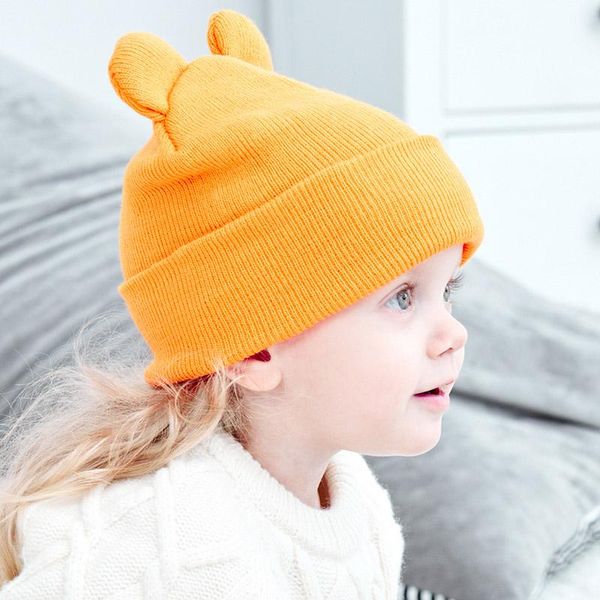 caps & hats cartoon solid color bear ear baby hat soft elastic born girl boy beanies bonnet autumn winter warm infant toddler knitted cap, Yellow
caps & hats cartoon solid color bear ear baby hat soft elastic born girl boy beanies bonnet autumn winter warm infant toddler knitted cap, Yellow