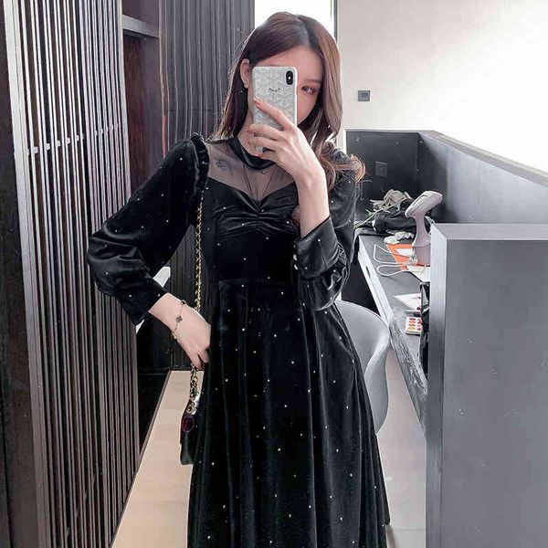 dot black long-sleeved dresses party night club dress women's dresses gold velvet dress autumn winter mesh 364h 210420, Black;gray
dot black long-sleeved dresses party night club dress women's dresses gold velvet dress autumn winter mesh 364h 210420, Black;gray
