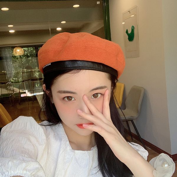 beret women's designer spring summer autumn casual black octagonal artist hat versatile temperament solid color, Blue;gray
beret women's designer spring summer autumn casual black octagonal artist hat versatile temperament solid color, Blue;gray