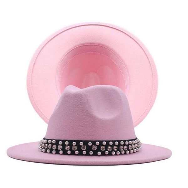 wide brim hats pink wool felt jazz fedora men women sombrero british style trilby formal panama cap solid dress hat, Blue;gray
wide brim hats pink wool felt jazz fedora men women sombrero british style trilby formal panama cap solid dress hat, Blue;gray