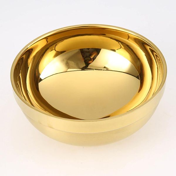 stainless steel gold bowl thickened double layer heat insulation kitchen cooking tools bowls
stainless steel gold bowl thickened double layer heat insulation kitchen cooking tools bowls