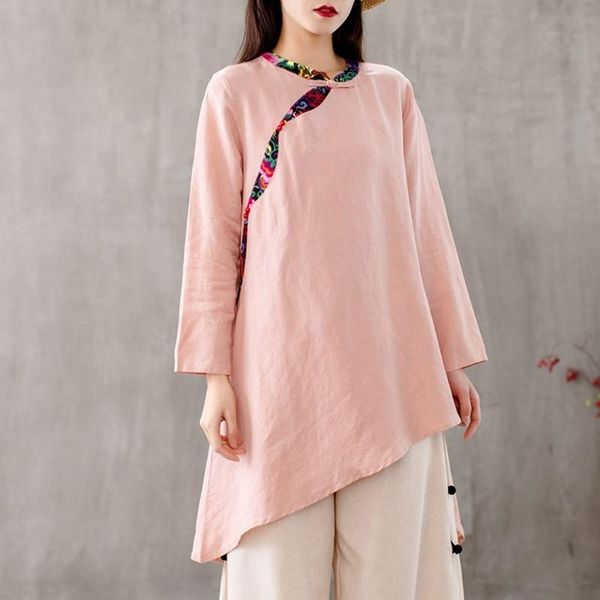 chinese style clothing women shirts cheongsam casual blouses 2021 summer loose vintage brief irregular shirt 12254 ethnic, Red
chinese style clothing women shirts cheongsam casual blouses 2021 summer loose vintage brief irregular shirt 12254 ethnic, Red