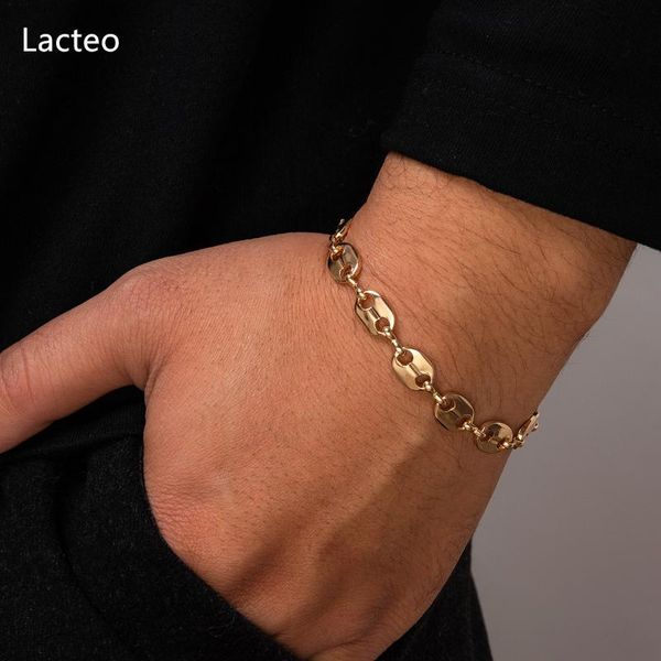 link, chain lacteo punk pig nose iron bracelet bangles for women simple minimalist fashion trendy charm jewelry accessories, Black
link, chain lacteo punk pig nose iron bracelet bangles for women simple minimalist fashion trendy charm jewelry accessories, Black