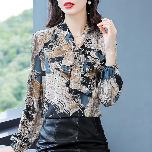 women's blouses & shirts chiffon shirt blouse women elegant loose print long sleeve office ladies blusas mujer fashion plus size femme, White
women's blouses & shirts chiffon shirt blouse women elegant loose print long sleeve office ladies blusas mujer fashion plus size femme, White