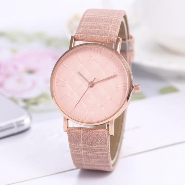 wristwatches fashion simple women watch roman number analog round dial faux leather band ladies quartz wrist watches zegarki damskie, Slivery;brown
wristwatches fashion simple women watch roman number analog round dial faux leather band ladies quartz wrist watches zegarki damskie, Slivery;brown
