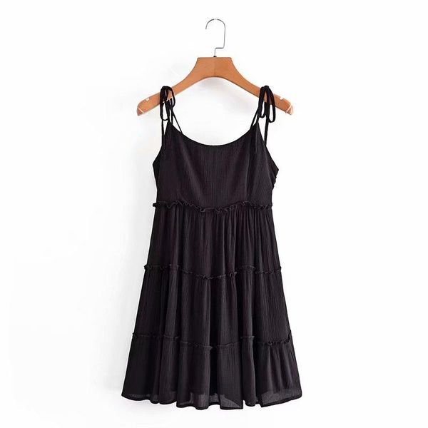 casual dresses elegant temperament relaxed summer dress show thin sleeveless t-sling chiffon fairy solid color simple, Black;gray
casual dresses elegant temperament relaxed summer dress show thin sleeveless t-sling chiffon fairy solid color simple, Black;gray