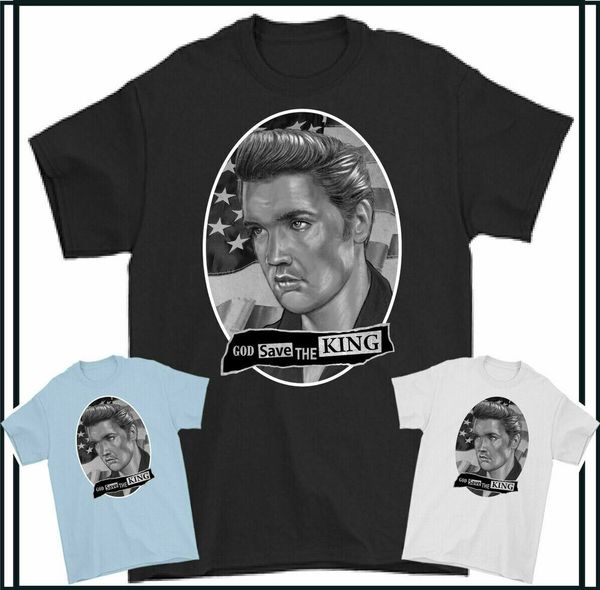 elvis presley t-shirt, god save the king rock and roll mens music tee top, White;black
elvis presley t-shirt, god save the king rock and roll mens music tee top, White;black