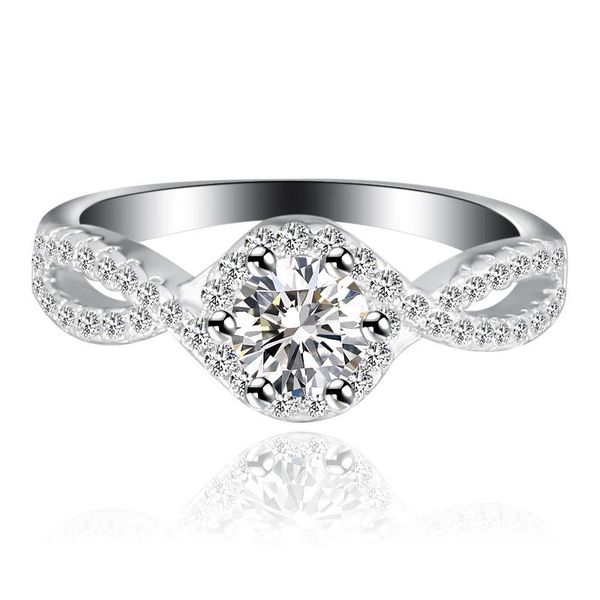 cluster rings voguster s925 sterling silver twist 5mm round cut cz wedding bridal engagement ring, Golden;silver
cluster rings voguster s925 sterling silver twist 5mm round cut cz wedding bridal engagement ring, Golden;silver