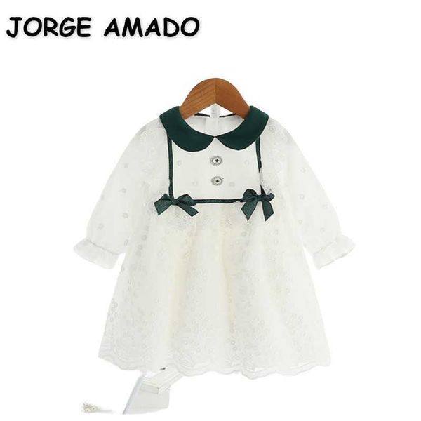 wholesale spring summer girls dresses long sleeve green bow princess dress baby collar kids clothes e9116 210610, Red;yellow
wholesale spring summer girls dresses long sleeve green bow princess dress baby collar kids clothes e9116 210610, Red;yellow