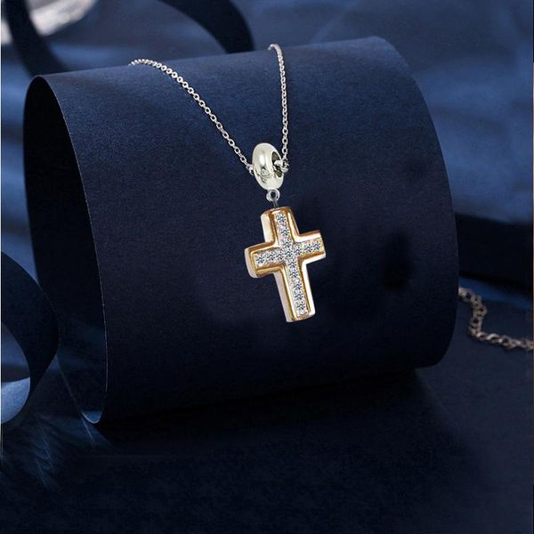 pendant necklaces classic shiny crystal cross gold necklace for women men fashion cubic zirconia choker pendants female religious jewelry, Silver
pendant necklaces classic shiny crystal cross gold necklace for women men fashion cubic zirconia choker pendants female religious jewelry, Silver