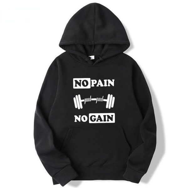 men's hoodies & sweatshirts fashion brand no pain gain print blended spring autumn male hip hop man cotton, Black
men's hoodies & sweatshirts fashion brand no pain gain print blended spring autumn male hip hop man cotton, Black