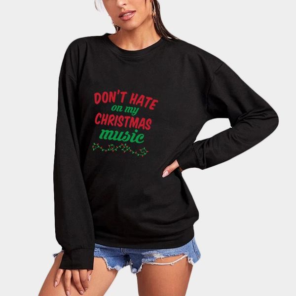 autumn women christmas pullovers long sleeve plus size loose casual letter print sweatshirts o-neck harajuku sport clothes women's hoo, Black
autumn women christmas pullovers long sleeve plus size loose casual letter print sweatshirts o-neck harajuku sport clothes women's hoo, Black