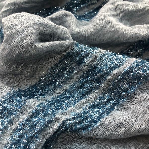 scarves bubble viscose with silver stripe solid shawls headband beach hijab summer muslim wraps scarves/scarf 10pcs, Blue;gray
scarves bubble viscose with silver stripe solid shawls headband beach hijab summer muslim wraps scarves/scarf 10pcs, Blue;gray