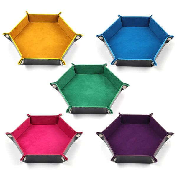 23 colors foldable dice game tray outdoor games accessory pu leather folding hexagon coin square tray velvet cloth dice plate deskstorage bo
23 colors foldable dice game tray outdoor games accessory pu leather folding hexagon coin square tray velvet cloth dice plate deskstorage bo