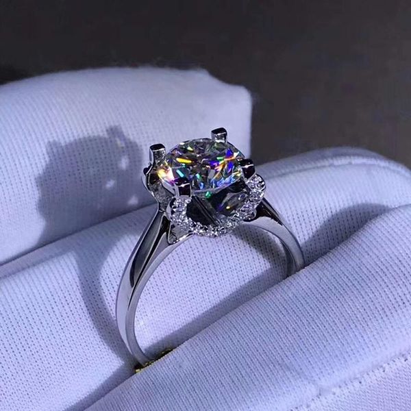cluster rings 14k white gold 1ct 2ct 3ct moissanite ring round cut luxurious lab diamond engagement wedding anniversary for women, Golden;silver
cluster rings 14k white gold 1ct 2ct 3ct moissanite ring round cut luxurious lab diamond engagement wedding anniversary for women, Golden;silver