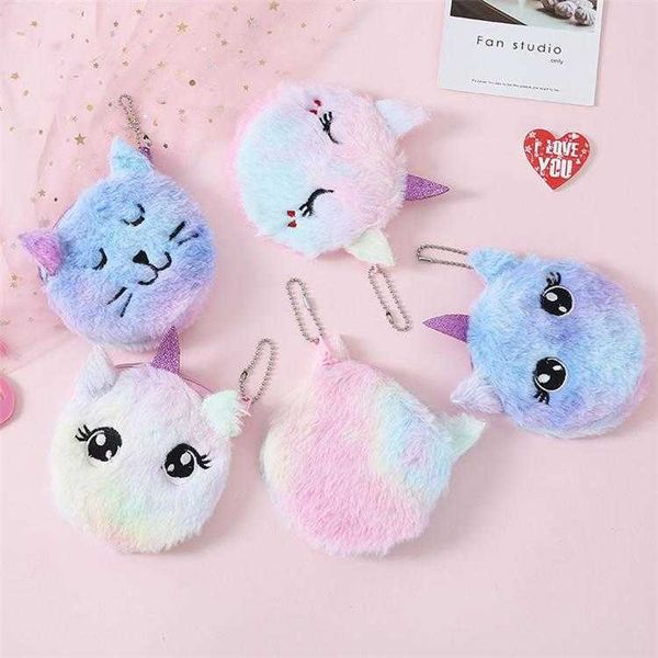10cm cat unicorn plush wallet 5styles circle short coin candy purse with zipper kid student key pendant bag card storage lovely bags holder
10cm cat unicorn plush wallet 5styles circle short coin candy purse with zipper kid student key pendant bag card storage lovely bags holder