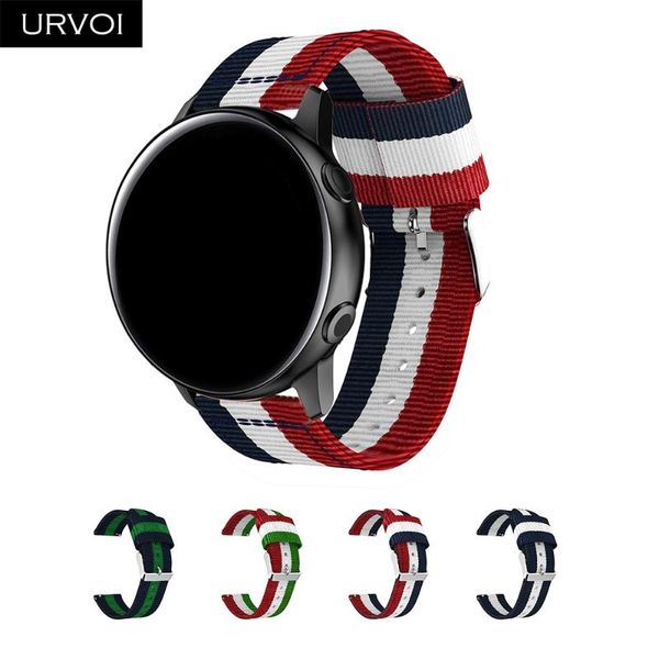 watch bands urvoi woven nylon band for galaxy active strap stainless steel buckle replacement durable wrist colors 42 46mm gear s3, Black;brown
watch bands urvoi woven nylon band for galaxy active strap stainless steel buckle replacement durable wrist colors 42 46mm gear s3, Black;brown