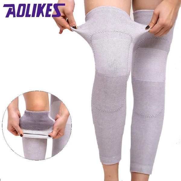 elbow & knee pads aolikes 2pcs/lot elastic sports long leg support bamboo protector plush warm sleeve strap basketball volleyball, Black;gray
elbow & knee pads aolikes 2pcs/lot elastic sports long leg support bamboo protector plush warm sleeve strap basketball volleyball, Black;gray