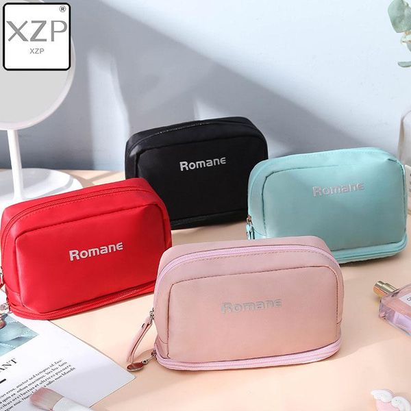 portable solid cosmetic bag double layer travel makeup pouch bags circular make up brush organizer for woman & cases
portable solid cosmetic bag double layer travel makeup pouch bags circular make up brush organizer for woman & cases