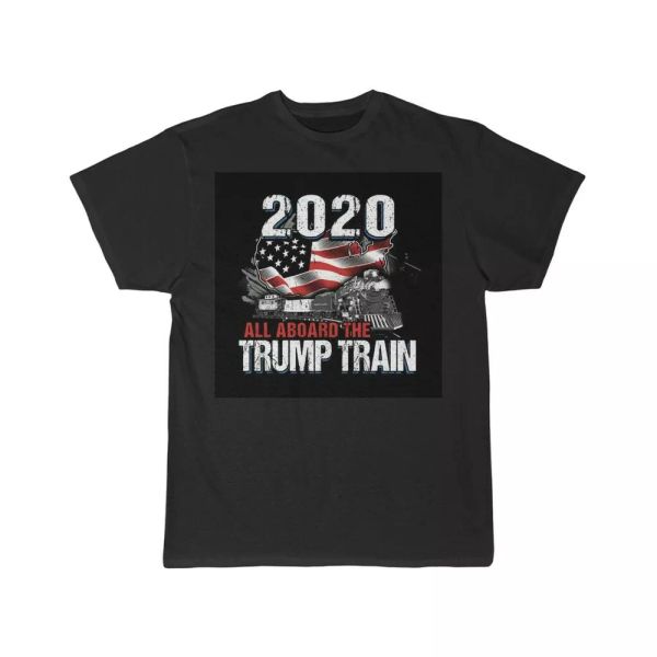 2020 trump train short sleeve tee, White;black
