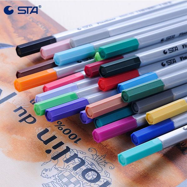 signature stasta6500 pen thread drawing 0.4mm color sketch needle tube 18 26 colors
signature stasta6500 pen thread drawing 0.4mm color sketch needle tube 18 26 colors