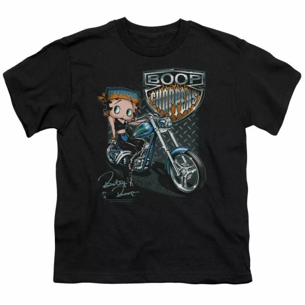 Betty Boop Choppers Kids Youth T Shirt Licensed Classic Cartoon Tee Black, White;black
Betty Boop Choppers Kids Youth T Shirt Licensed Classic Cartoon Tee Black, White;black