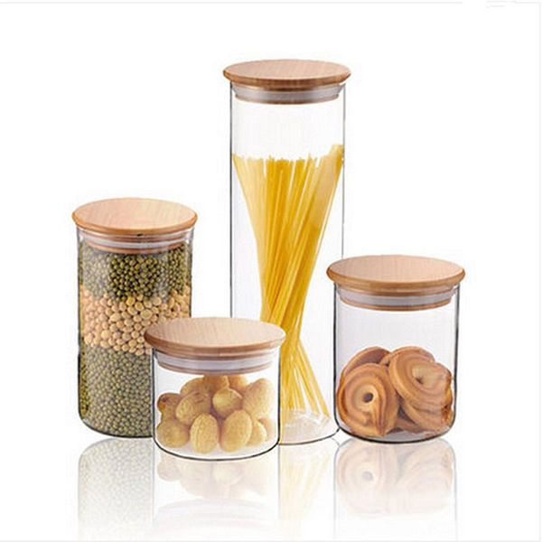 storage bottles & jars multiple specifications bamboo cover sealed glass jar food airtight container tea cereal kitchen tank
storage bottles & jars multiple specifications bamboo cover sealed glass jar food airtight container tea cereal kitchen tank