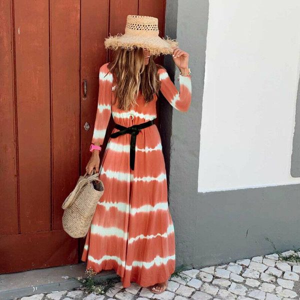 casual dresses women's stripe summer maxi dress gradient color v-neck long sleeve boho loose fashion beach women vestido, Black;gray
casual dresses women's stripe summer maxi dress gradient color v-neck long sleeve boho loose fashion beach women vestido, Black;gray