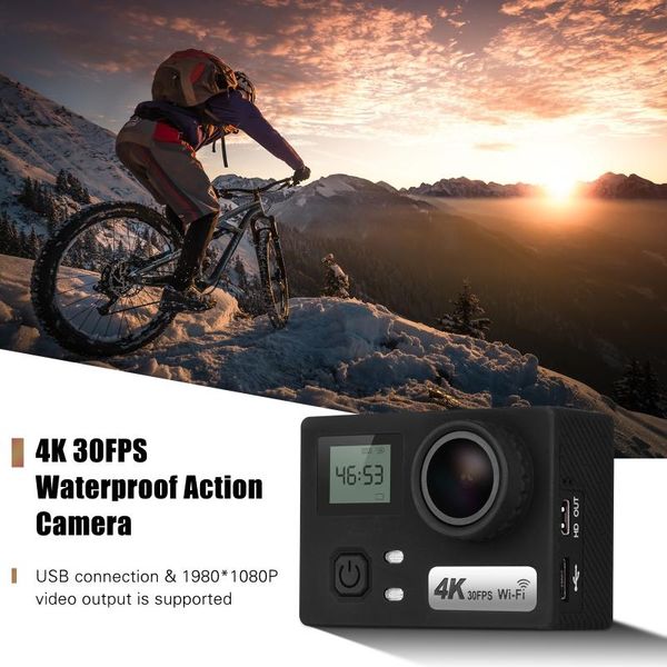 mini cameras 4k action camera 2 + 0.96 inches dual lcd screen 30m waterproof 30fps 170° ultra-wide angle lens wifi with remote shutter
mini cameras 4k action camera 2 + 0.96 inches dual lcd screen 30m waterproof 30fps 170° ultra-wide angle lens wifi with remote shutter