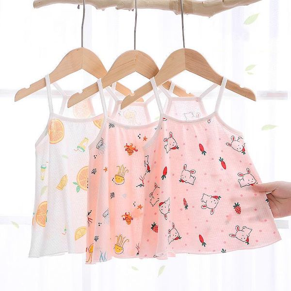 girl's dresses girls baby dress 2021 summer vest sling pure cotton thin born nightdress, Red;yellow
girl's dresses girls baby dress 2021 summer vest sling pure cotton thin born nightdress, Red;yellow