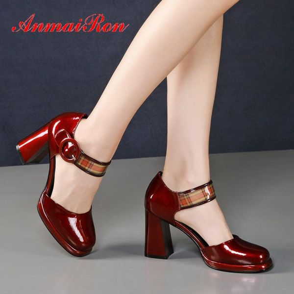 dress shoes anmairon basic round toe genuine leather party 2021 elegant luxury women designers square high heels platform pumps, Black
dress shoes anmairon basic round toe genuine leather party 2021 elegant luxury women designers square high heels platform pumps, Black