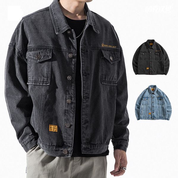 men's jackets ebaihui fashion harajuku jeans men streetwear outerwear coat korean style clothing male denim bomber 9j, Black;brown
men's jackets ebaihui fashion harajuku jeans men streetwear outerwear coat korean style clothing male denim bomber 9j, Black;brown