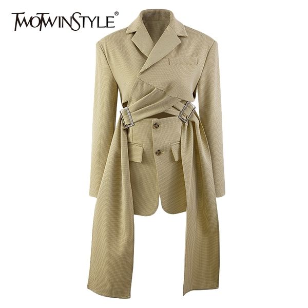 plaid korean blazer for women notched long sleeve hollow out patchwork diamond blazers female spring clothing 210423, White;black
plaid korean blazer for women notched long sleeve hollow out patchwork diamond blazers female spring clothing 210423, White;black