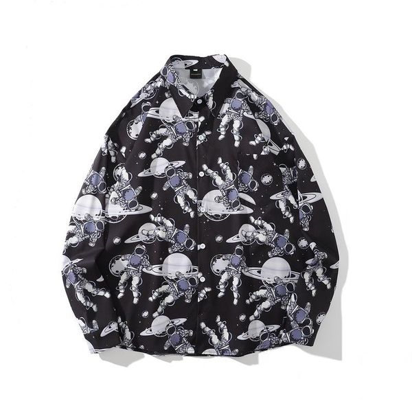 men's casual shirts summer laid mens blouses and long sleeve female print loose cotton checked lady outwear, White;black
men's casual shirts summer laid mens blouses and long sleeve female print loose cotton checked lady outwear, White;black