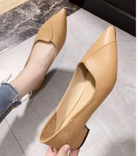 dress shoes spring and autumn with style fashion middle heel coarse pointed end women's shoes v1xb, Black
dress shoes spring and autumn with style fashion middle heel coarse pointed end women's shoes v1xb, Black