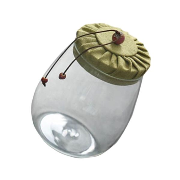 storage bottles & jars 600ml cloth cover grain container sealed tea glass jar empty bottle for loose coffee bean sug
storage bottles & jars 600ml cloth cover grain container sealed tea glass jar empty bottle for loose coffee bean sug