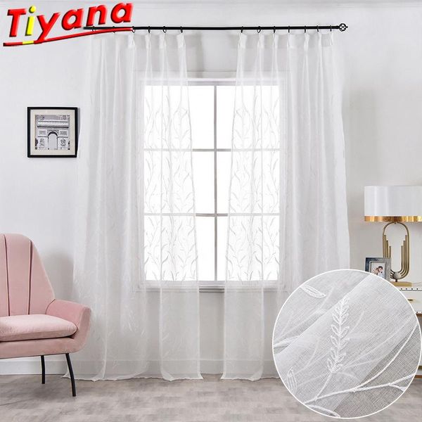 white small leaves embroidery tulle curtains for living room translucent gauze bedroom x-hm656#vt curtain & drapes
white small leaves embroidery tulle curtains for living room translucent gauze bedroom x-hm656#vt curtain & drapes