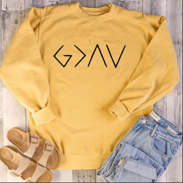 god is greater than women hoodies highs and lows jesus believe full sleeve female jumper christian pullover drop, Black
god is greater than women hoodies highs and lows jesus believe full sleeve female jumper christian pullover drop, Black