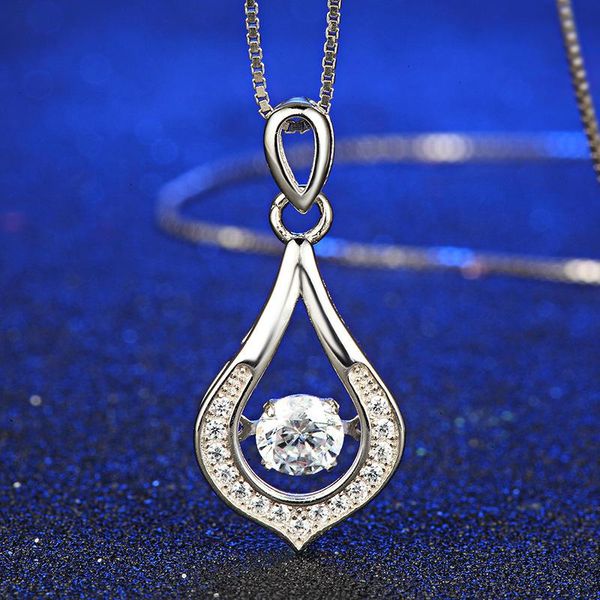 pendant necklaces drop water shiny simple necklace chic elegant sliver zircon wedding party birthday daily present, Silver
pendant necklaces drop water shiny simple necklace chic elegant sliver zircon wedding party birthday daily present, Silver