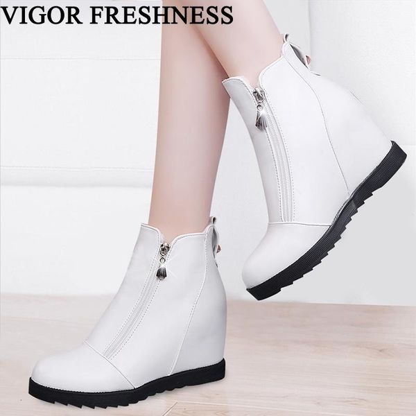 boots vigor freshness platform shoes women ankle woman increasing internal heels autumn winter 11cm wy340, Black
boots vigor freshness platform shoes women ankle woman increasing internal heels autumn winter 11cm wy340, Black