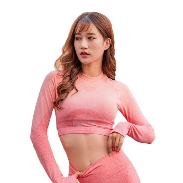 yoga outfit women long sleeve running shirts navel t-shirts solid sports quick dry fitness gym crop sport wear
yoga outfit women long sleeve running shirts navel t-shirts solid sports quick dry fitness gym crop sport wear