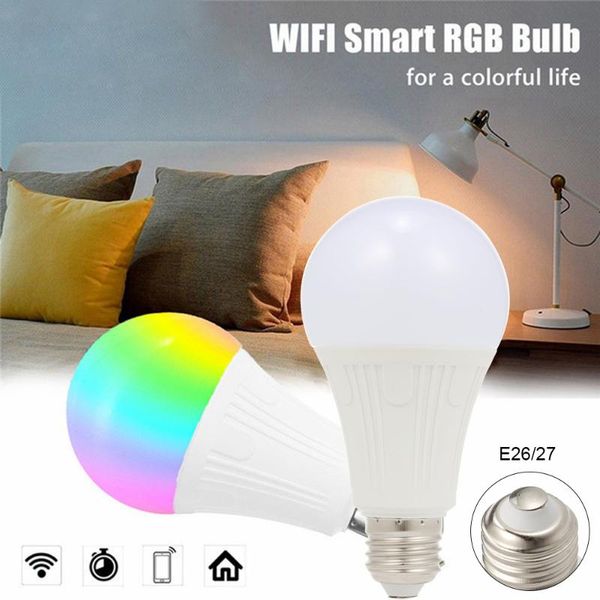 bulbs dimmable light 9w rgb bulb smart wifi led multicolor phone remote control compatible with alexa google tmall genie
bulbs dimmable light 9w rgb bulb smart wifi led multicolor phone remote control compatible with alexa google tmall genie