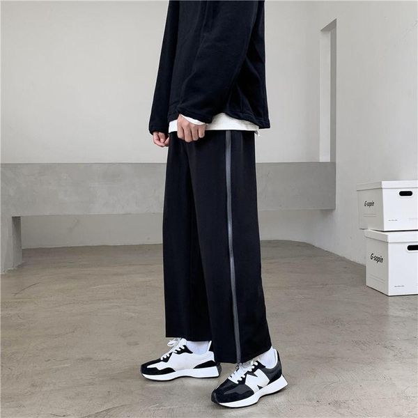 autumn straight casual pants men's fashion zipper sweatpants men streetwear wild loose hip-hop wide-leg mens track, Black
autumn straight casual pants men's fashion zipper sweatpants men streetwear wild loose hip-hop wide-leg mens track, Black