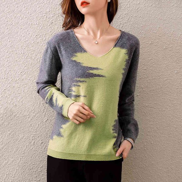 women's sweaters szdyqh-female sweater loose with v-neck, 100% wool, soft cashmere, thin outer shirt, khjm, White;black
women's sweaters szdyqh-female sweater loose with v-neck, 100% wool, soft cashmere, thin outer shirt, khjm, White;black